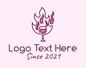 Fire Wine Glass logo