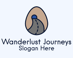 Road Tunnel Egg Logo