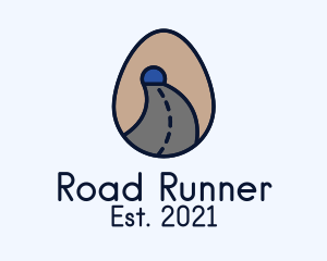 Road Tunnel Egg logo design