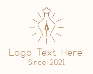 Brown Candle Lamp logo