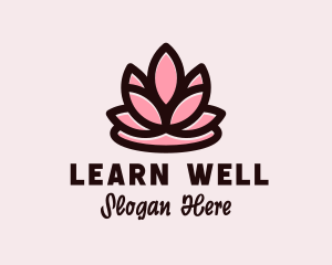 Wellness Zen Flower  logo design