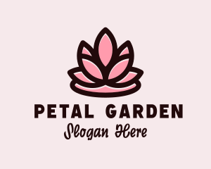 Wellness Zen Flower  logo design