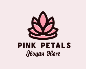 Wellness Zen Flower  logo design