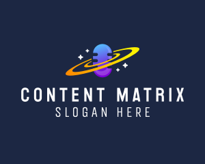 Gradient Planet Microphone logo