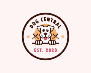 Pet Dog Grooming logo design