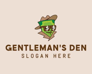 Dollar Man Agent logo design