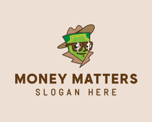 Dollar Man Agent logo design