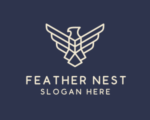 Geometric Falcon Avian logo