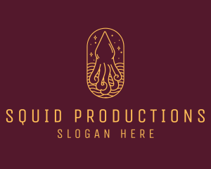 Octopus Squid Monoline logo