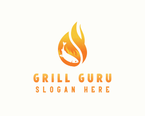 Flame Grilled Fish logo
