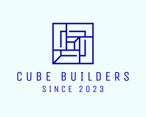 Modern Tech Cube logo design