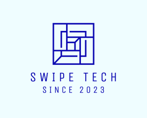 Modern Tech Cube logo design