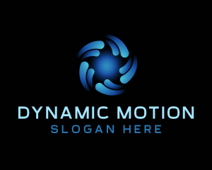 Motion AI Digital logo design