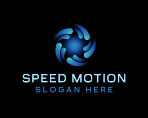 Motion AI Digital logo design