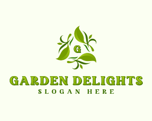 Natural Herbal Garden logo design