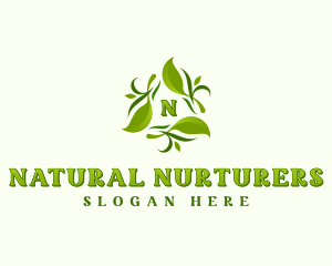 Natural Herbal Garden logo design