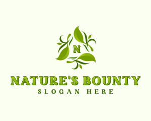 Natural Herbal Garden logo design