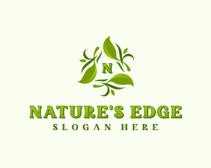 Natural Herbal Garden logo design