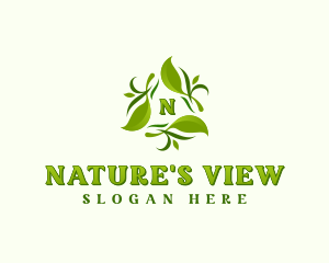 Natural Herbal Garden logo design