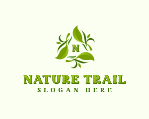 Natural Herbal Garden logo design