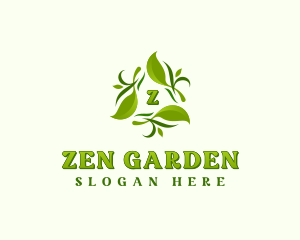 Natural Herbal Garden logo design