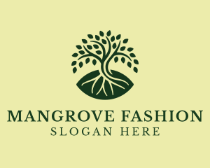 Natural Mangrove Tree logo