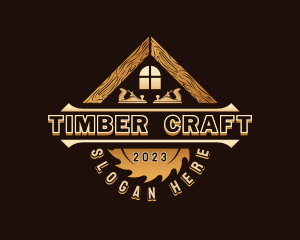 Lumber Saw Workshop logo design