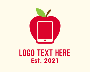 Display - Apple Screen Tablet logo design