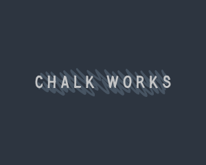 Scribble Chalk Education Training logo design