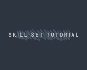 Scribble Chalk Education Training logo design