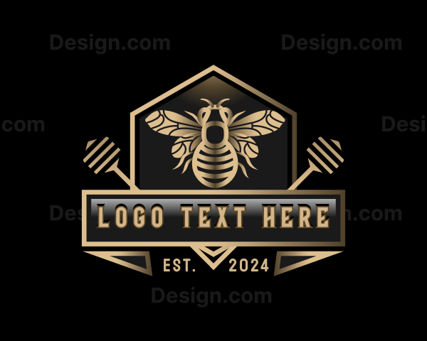 Honey Bee Apiary Logo