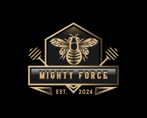 Honey Bee Apiary Logo