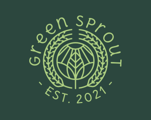 Green Seedling Farm  logo design