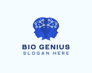 Ai Brain Idea logo design