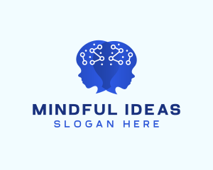 Ai Brain Idea logo design