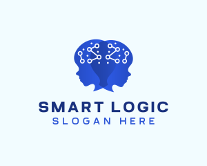 Ai Brain Idea logo design