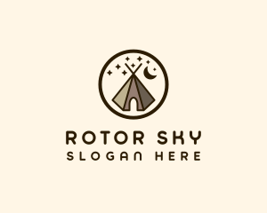 Night Sky Tent logo design