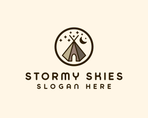 Night Sky Tent logo design