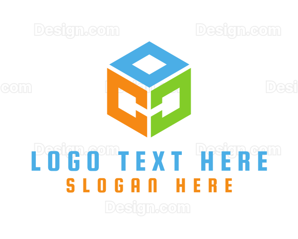 Modern Creative Cube Logo