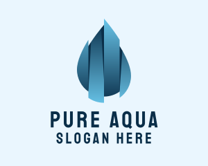 Pure Sanitizer Liquid logo design