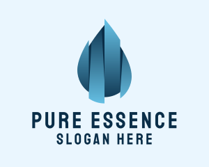 Pure Sanitizer Liquid logo design