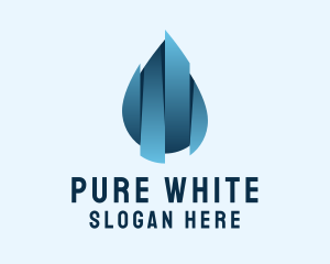 Pure Sanitizer Liquid logo design