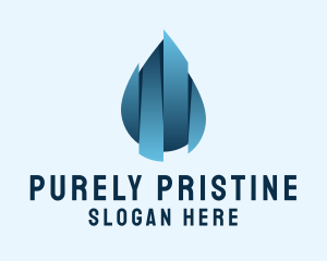 Pure Sanitizer Liquid logo design