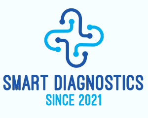 Blue Digital Medicine  logo design