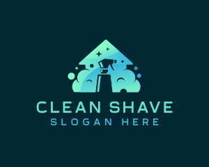 House Cleaning Sanitation logo design