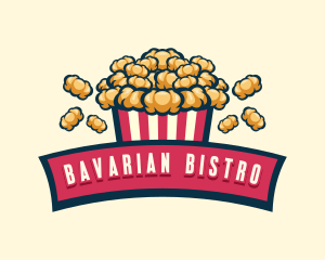 Fun Popcorn Bistro  logo design