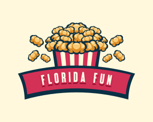 Fun Popcorn Bistro  logo design