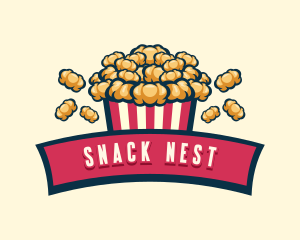 Fun Popcorn Bistro  logo design