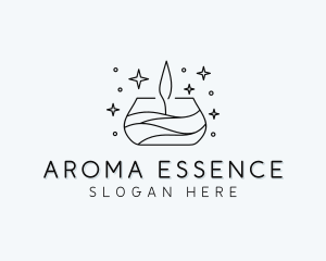 Decor Scented Candle logo design