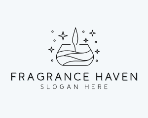 Decor Scented Candle logo design